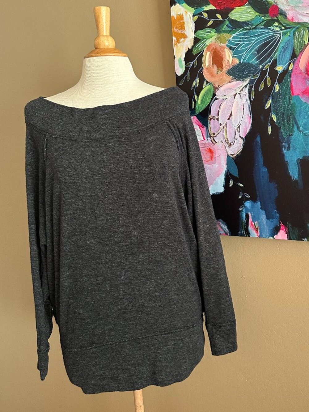 Free People We The Free Off Shoulder Slouchy Top M